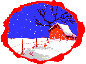 Country Snow scene