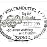 Postage stamp with VW Beetle - 1995