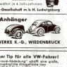 Westfalia Trailers for the VW Beetle -1950