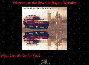 Prototype of Car Buying Web Site - Powered by GMCD Electronic Publishing, Inc.