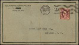 1917 Grant Motor Car Corp. envelope 
Cleveland, Ohio.