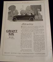 1919 GRANT Six Touring Car ad