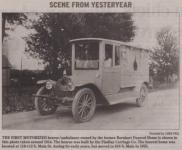 Hearse built by the Findlay Carriage Company
pictured around 1914