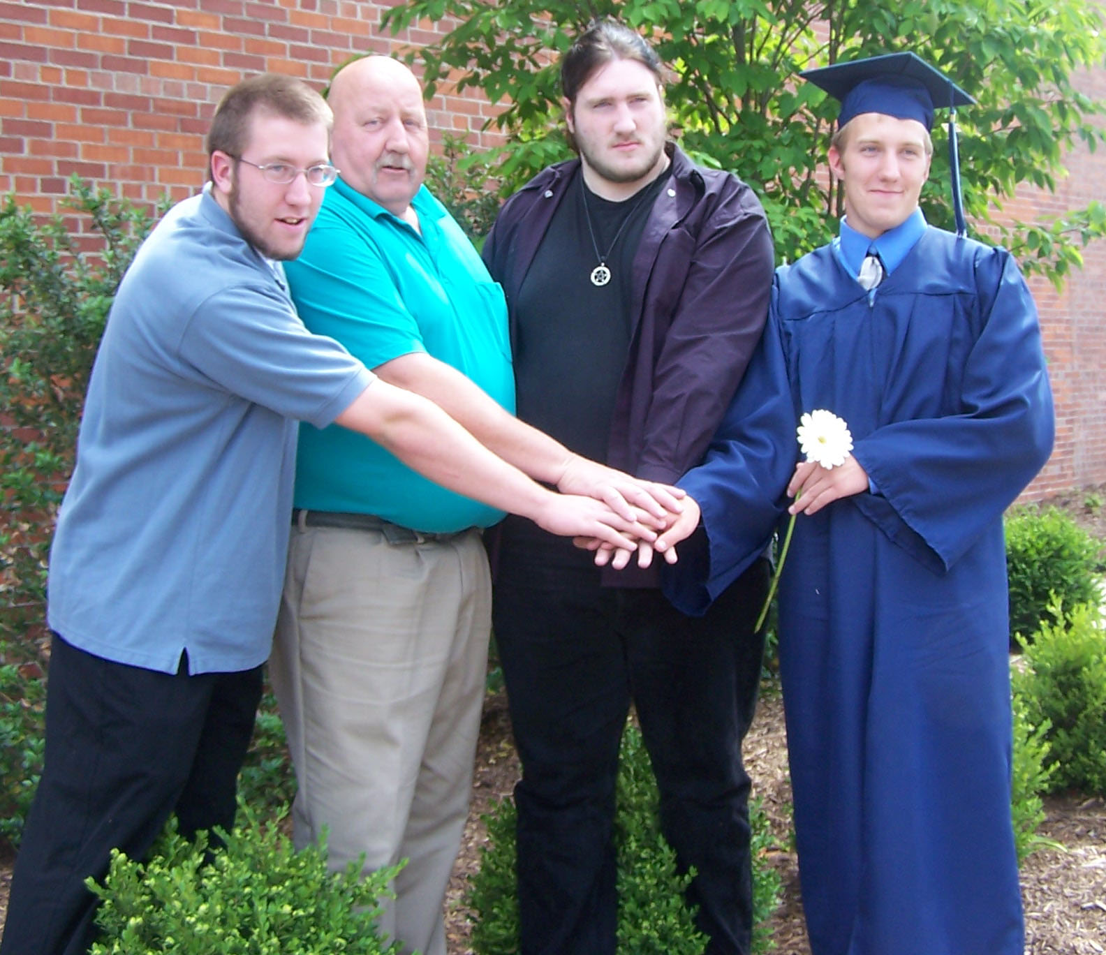 All the boys together