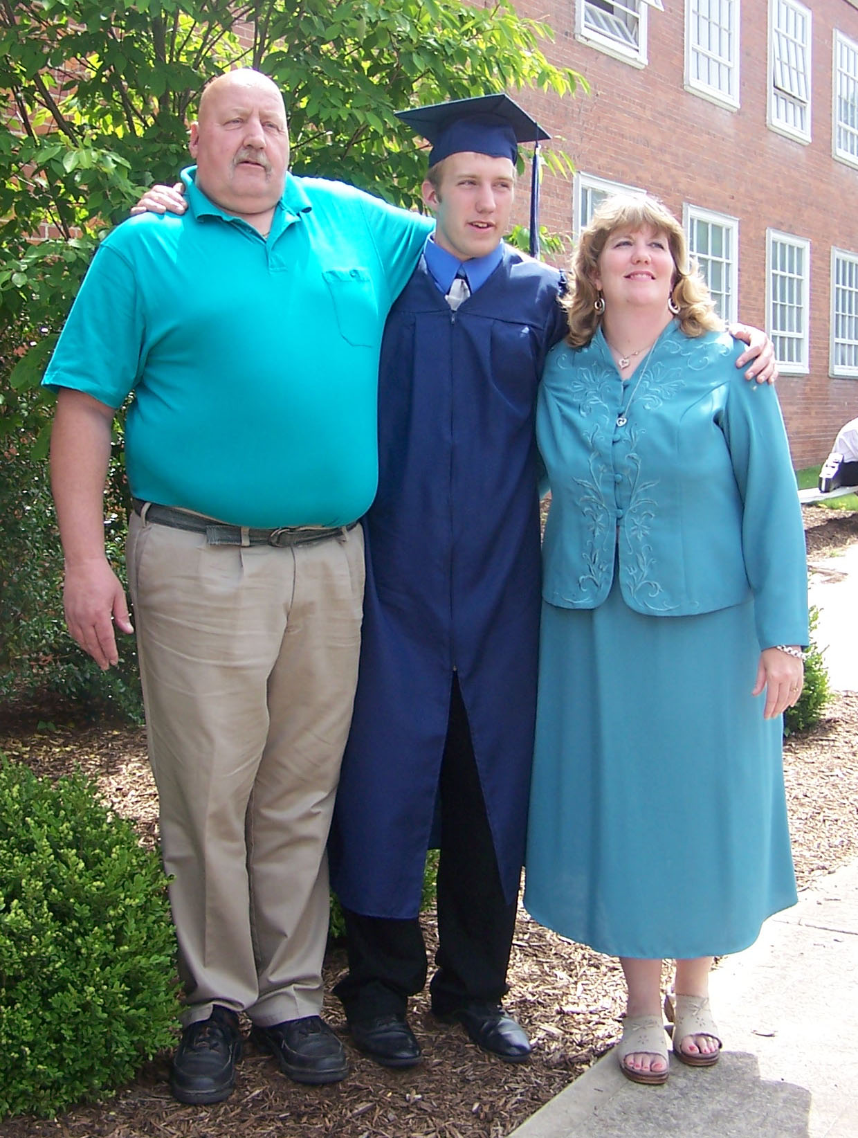 Mom, Dad, and TJ together