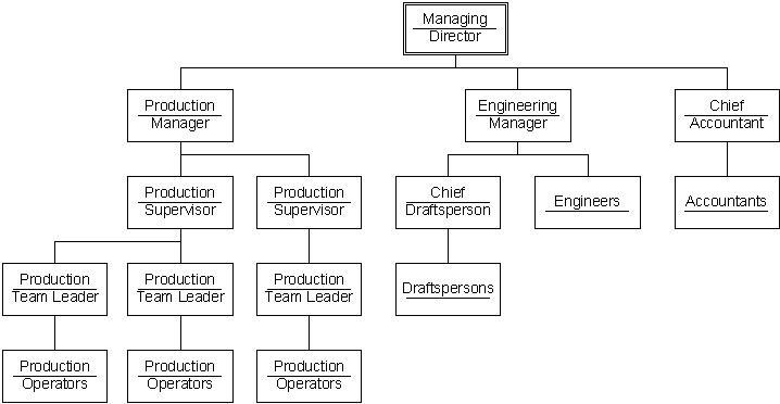 Workplace Hierarchy Chart