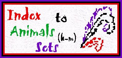 Index to H, I, J, K, L, and M Sets