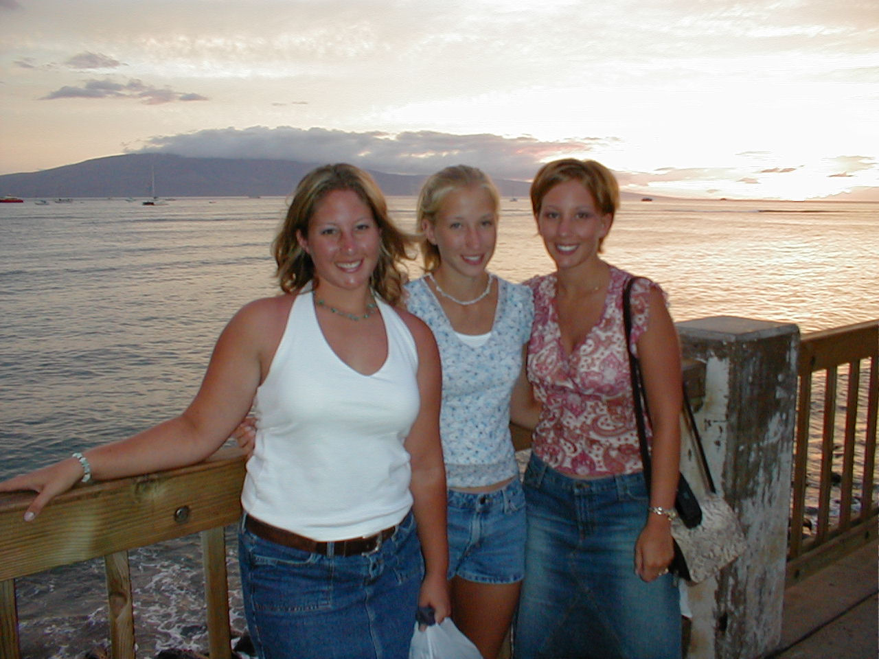 Girls at Sunset