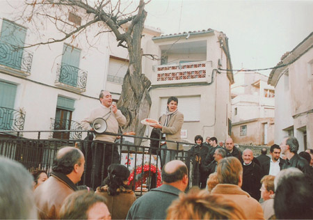 Ofrenda y subasta de los roscos