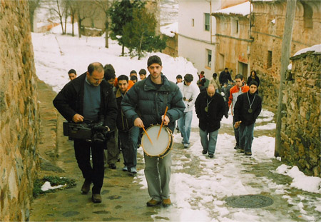 TVE en La Rioja grabando La Cofrad�a