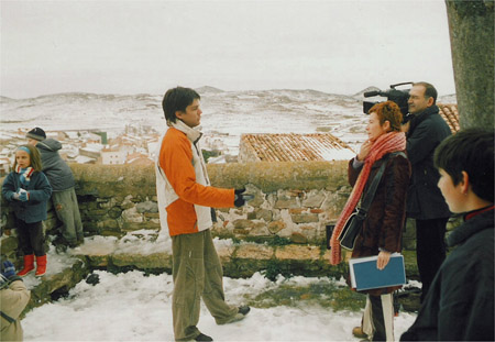 TVE en La Rioja grabando La Cofrad�a