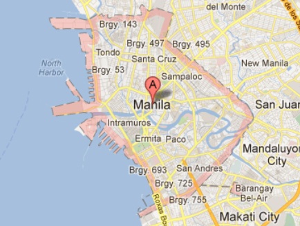Manila City Hall Map My Web Site
