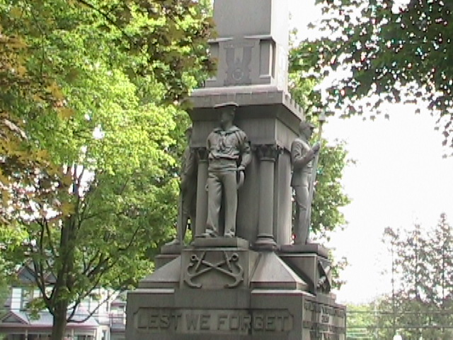 Armed Forces memorial, Penn Yan, NY. Photo taken by and courtesy of Elaine Ackerson. Copyright &copy; 2006 by Elaine Ackerson. All rights reserved.