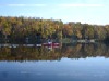 Joe Vallier: Sue Vonderheide paddling along the St Albans side of the lake 10/2/06