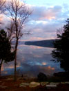 Brenda Seekins: Sunrise from Upper Pond, November 2004