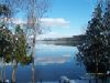 Brenda Seekins: Upper pond looking north, ice almost in