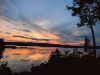 Mary Ellen Bossom: Sunset from Old Ferry Road toward Pickerel Cove, summer 2005