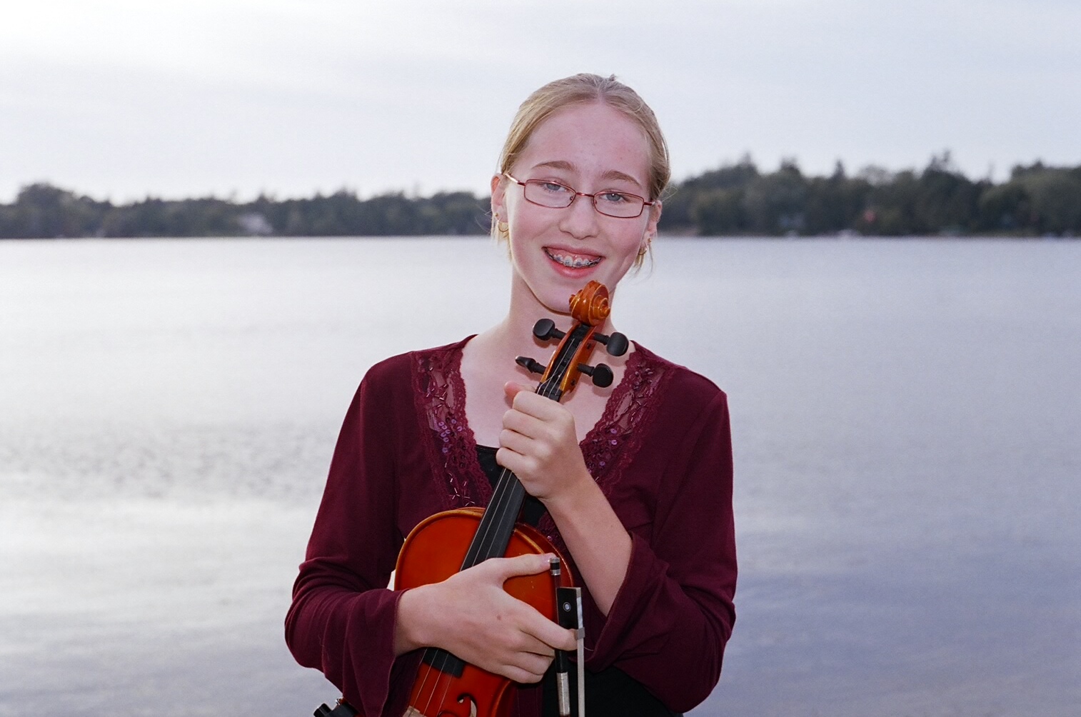 Lauren on Musselman's Lake