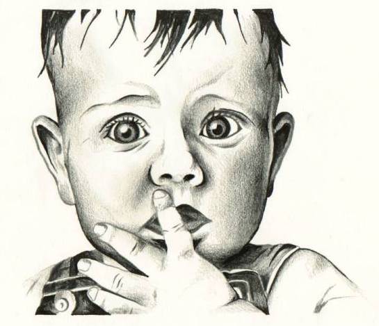 Graphite Drawing on Paper....8" x 10"