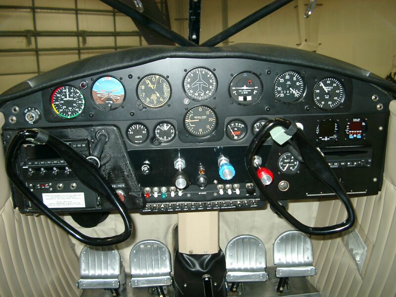New instrument cluster and lower right sub-panel; lower left side still to be done...