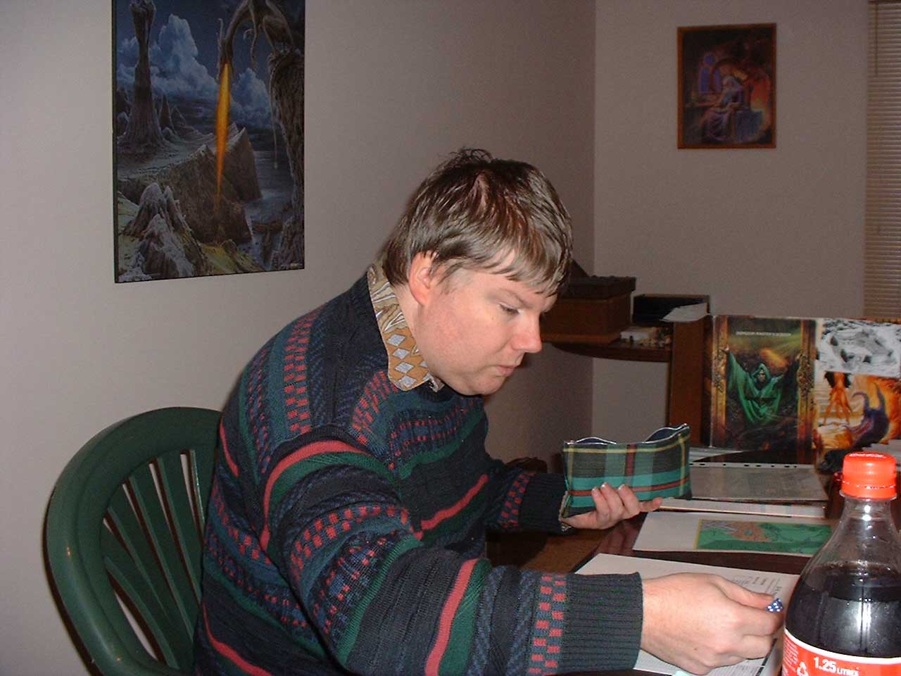 Mark making a die roll