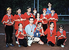 Posing with the cup