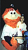 Summer 2001, at the Expos game with Youppi!