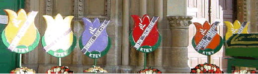 Educational Trust's tulips on Suzan Ari's passing
