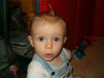 Can you tell that Mommy styled my hair?