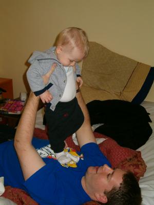 Daddy, must you always be underfoot?