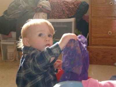 Mommy, can I wear this today?