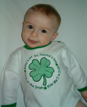 Kiss me -- I'm Irish and adorable!
