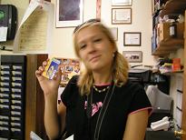 Susan and her time card