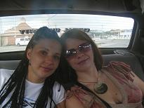 Kate and I, on our way to the Memorial