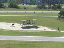 A kinda sorta recreation of when the plane actually flew...