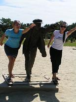 Susan, uh, some statue of some dude and Kate