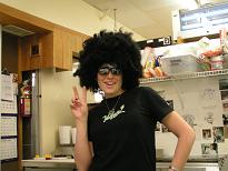 Ashley and the afro