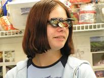 Me in these weird crab sunglasses