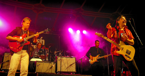 From left to right: Jari Kuru, Markku Orislahti, Heikki Ala-Louko and Pepe Petranen