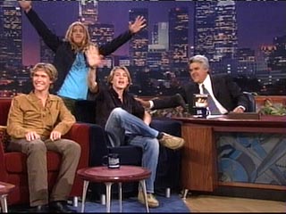 Leno: Okay, boys, that's nice you can stop now...