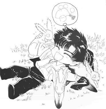 A Seriyu-Den Chibi by CLAMP!