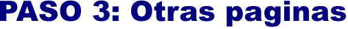 PASO 3: Otras paginas
