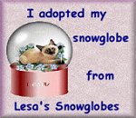 Adopted Snow Globe boy with puppy