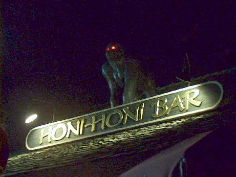 The Honi Honi Ape Oversees the Scene