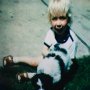 Baby photo with pet dog