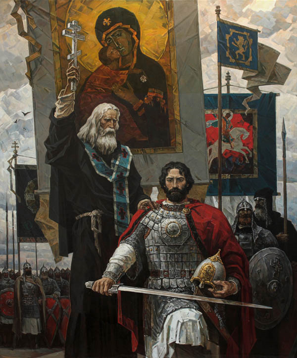 Sergius of Radonezh with Dimitri Donskoy