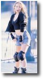 Mariah on roller skates