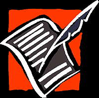 Click on the quill pen to go to my literature page!