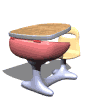 Click on the desk to go to the Class Page