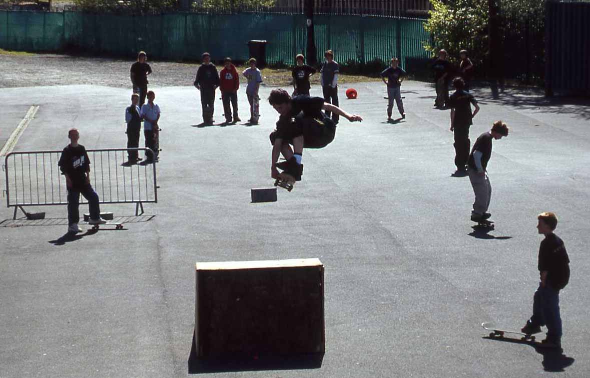 Quarterpipe air